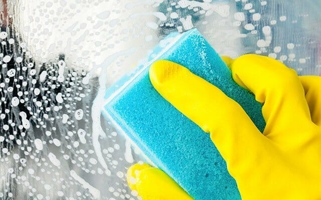 how to clean your shower screen