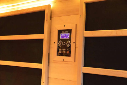 4 5 person full spectrum infrared bench sauna with complete heat