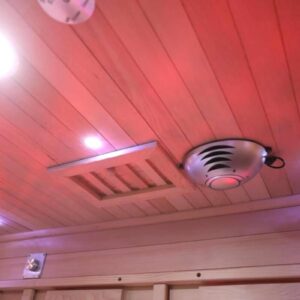 4 5 person full spectrum infrared bench sauna with complete heat