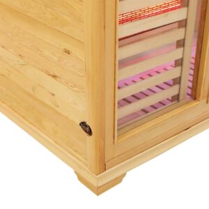 4 5 person full spectrum infrared bench sauna with complete heat