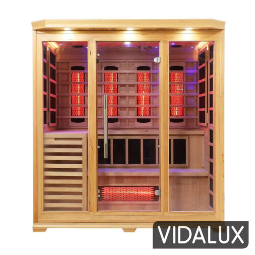 4 5 person full spectrum infrared bench sauna with complete heat