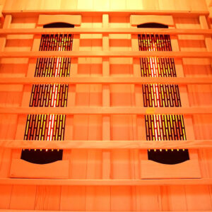 premier 2 person full spectrum infrared sauna with complete heat