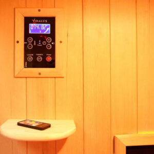 premier 2 person full spectrum infrared sauna with complete heat