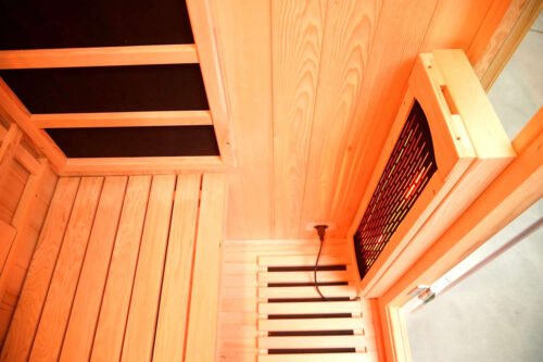 premier 2 person full spectrum infrared sauna with complete heat