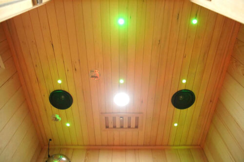 premier 2 person full spectrum infrared sauna with complete heat