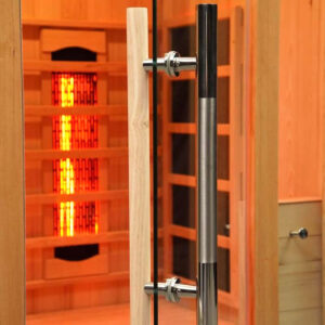 premier 2 person full spectrum infrared sauna with complete heat