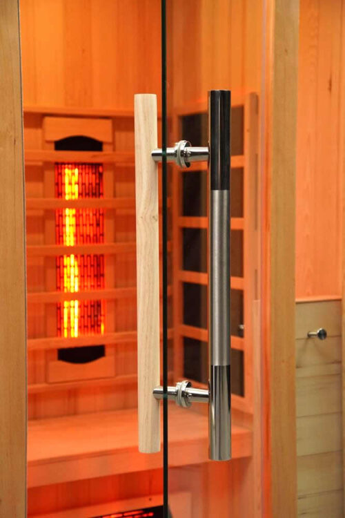 premier 2 person full spectrum infrared sauna with complete heat