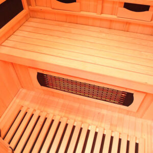 premier 2 person full spectrum infrared sauna with complete heat