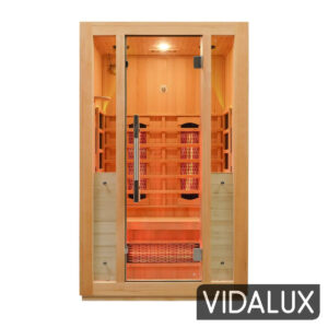 premier 2 person full spectrum infrared sauna with complete heat