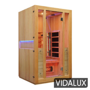 premier 2 person full spectrum infrared sauna with complete heat
