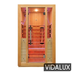 premier 2 person full spectrum infrared sauna with complete heat