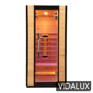 s 01 series 1 person full spectrum infrared sauna with complete heat