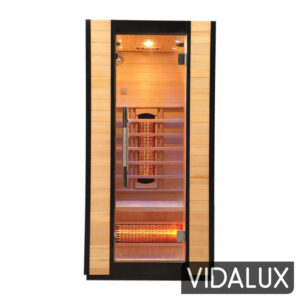 s 01 series 1 person full spectrum infrared sauna with complete heat