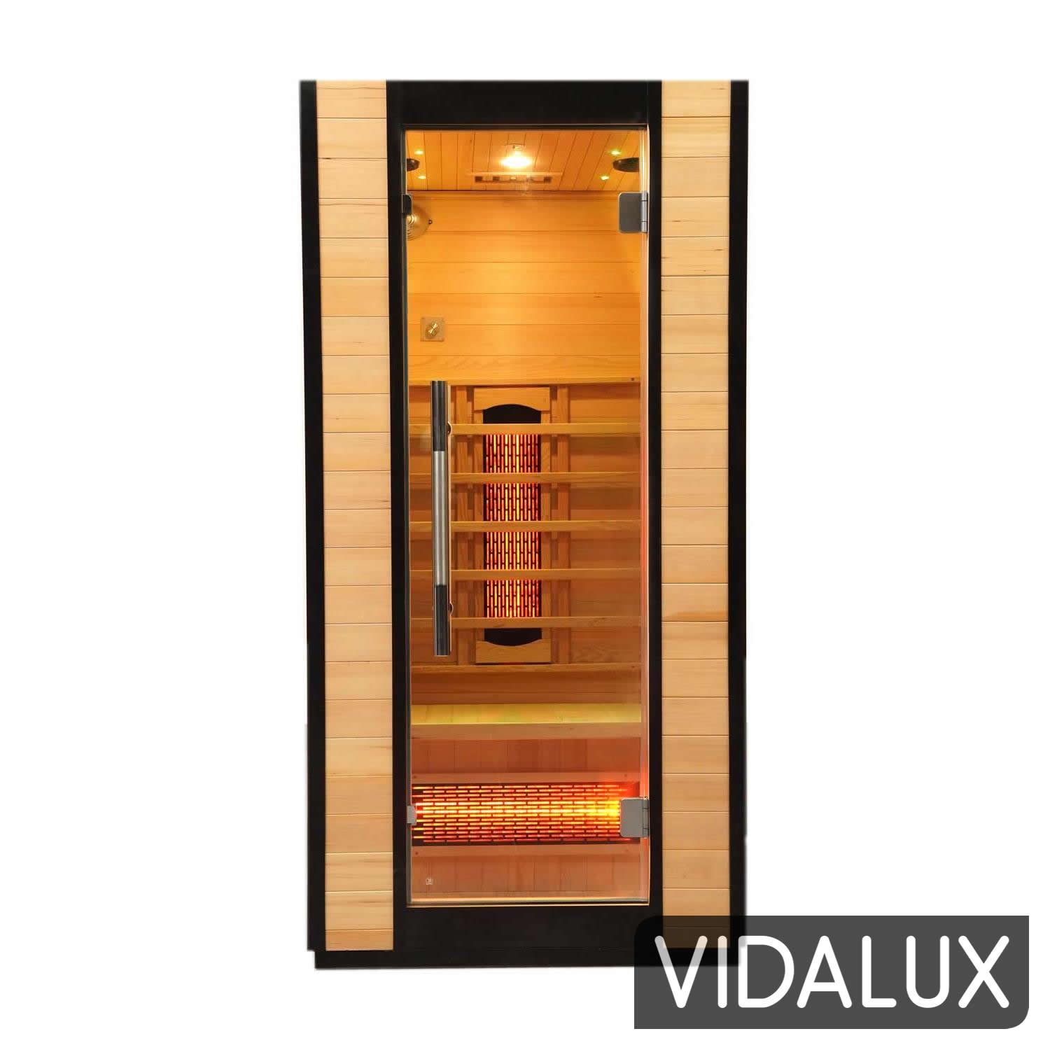 s 01 series 1 person full spectrum infrared sauna with complete heat