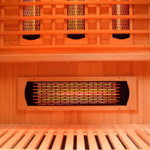 s 01 series 3 person full spectrum infrared sauna with complete heat