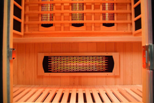 s 01 series 3 person full spectrum infrared sauna with complete heat