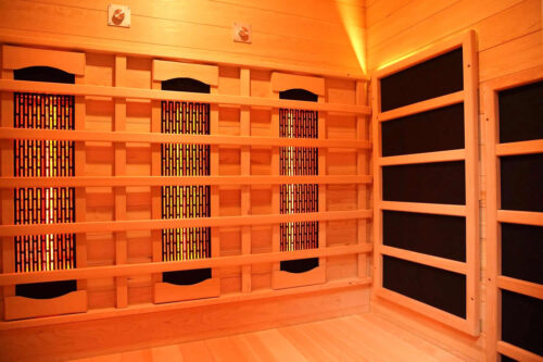 s 01 series 3 person full spectrum infrared sauna with complete heat