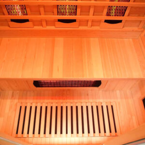 s 01 series 3 person full spectrum infrared sauna with complete heat