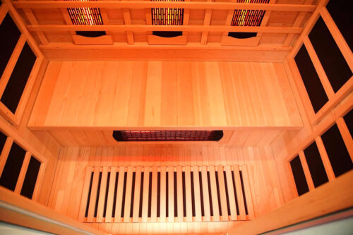 s 01 series 3 person full spectrum infrared sauna with complete heat