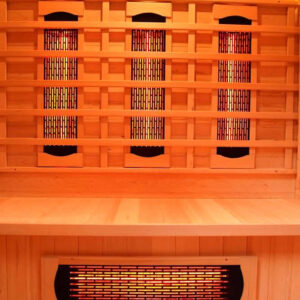 s 01 series 3 person full spectrum infrared sauna with complete heat