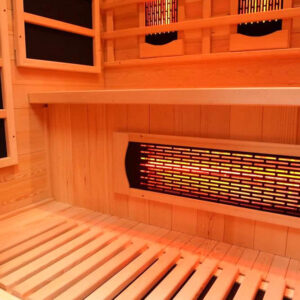 s 01 series 3 person full spectrum infrared sauna with complete heat