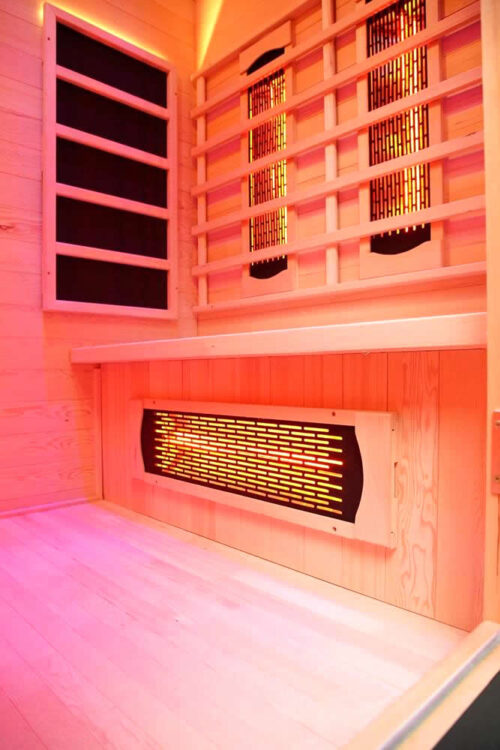 s 01 series 4 person full spectrum infrared sauna with complete heat
