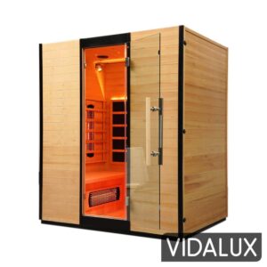 s 01 series 4 person full spectrum infrared sauna with complete heat