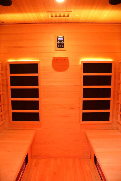 s 01 series 4 person full spectrum infrared sauna with complete heat