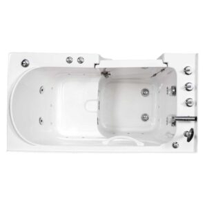 ashford 1200 whirlpool & airspa left hand easy access walk in bath